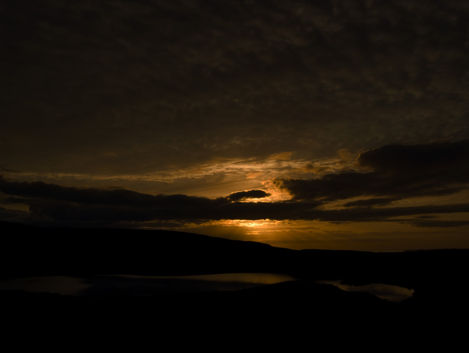 Landscape photograph of sunset at Loughareema, Northern Ireland - photo 1672 photo icon.