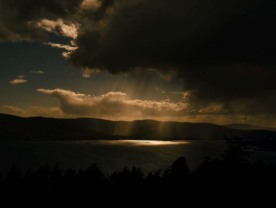 Landscape photograph of sunset at Loughareema, Northern Ireland - photo 1672 photo icon.