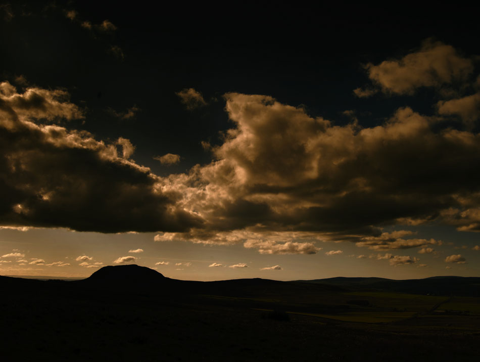 Landscape photograph of sunset at Slemish mountain, Northern Ireland by photographer Stephen S T Bradley - image 1934 photo icon.