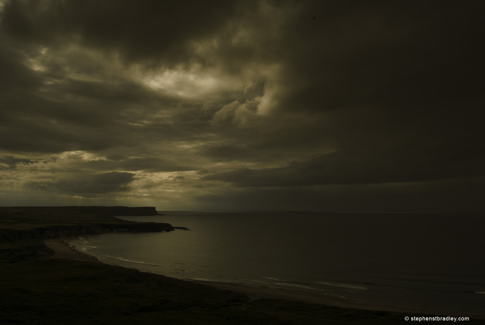 Landscape photograph of White Park Bay, Northern Ireland by Stephen Bradley photographer - photograph 2140.