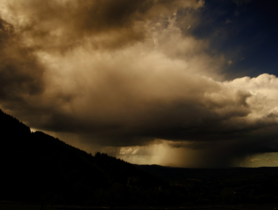 Photo icon of storm clouds over Rostrevor Northern Ireland - fine art landscape photo by photographer Stephen S. T. Bradley.