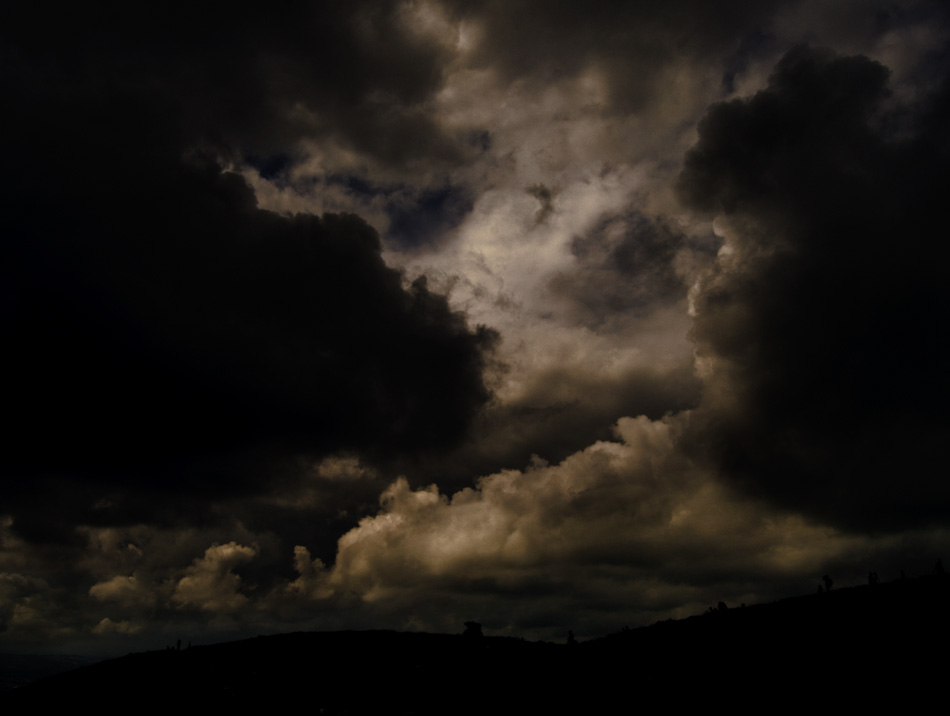 People on Cavehill Belfast, Northern Ireland image 2642 photo icon by landscape photographer Stephen S T Bradley.