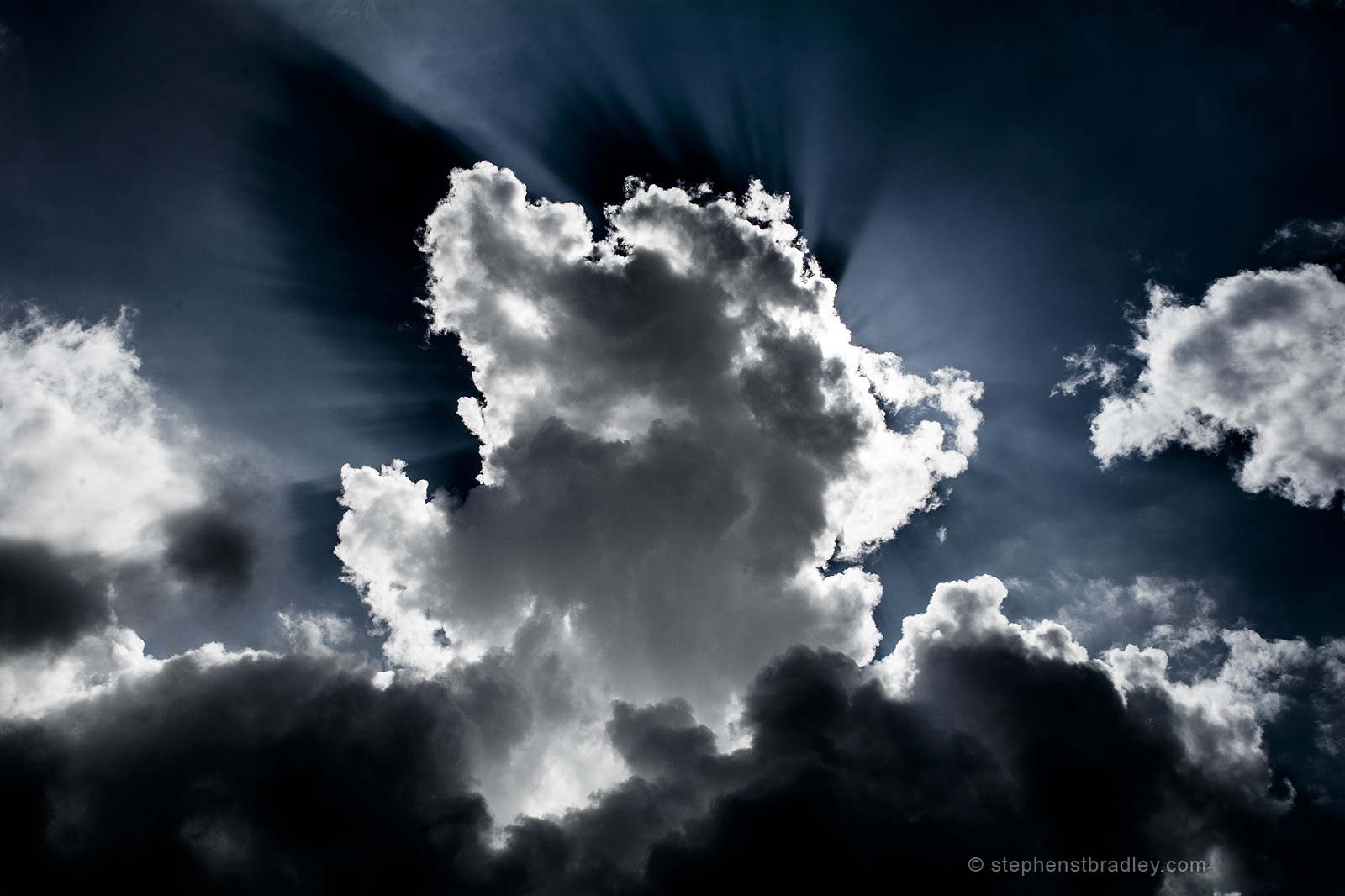 Jesus in the Clouds - image 1121 by landscape photographer Stephen S T Bradley.