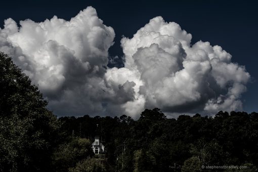 Clouds over Tate, Pickens County, Georgia, USA.