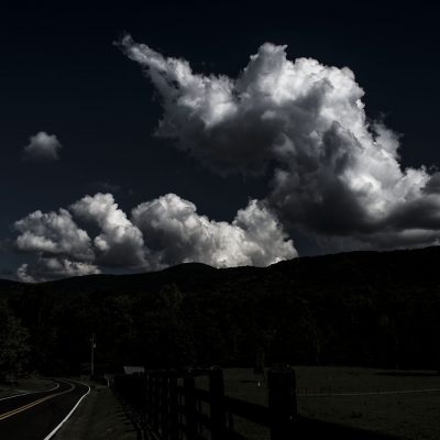 Cloudscape photograph taken from Salem Church Road, Georgia, USA - image 1397.