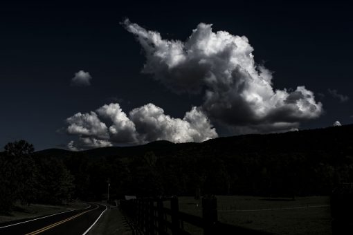 Cloudscape photograph taken from Salem Church Road, Georgia, USA - image 1397.