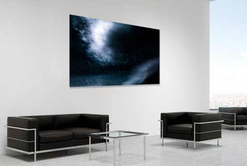 Sweep Low - fine art landscape photograph 5405 by photographer Stephen S T Bradley shown in room setting.