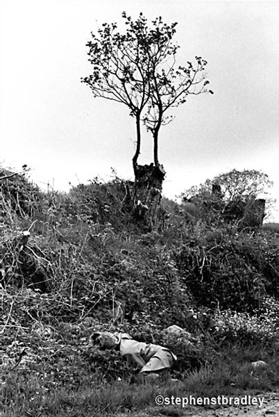 Hooded body of IRA victim, South Armagh by Stephen S T Bradley, editorial, commercial, PR and advertising photographer, Dublin, Ireland