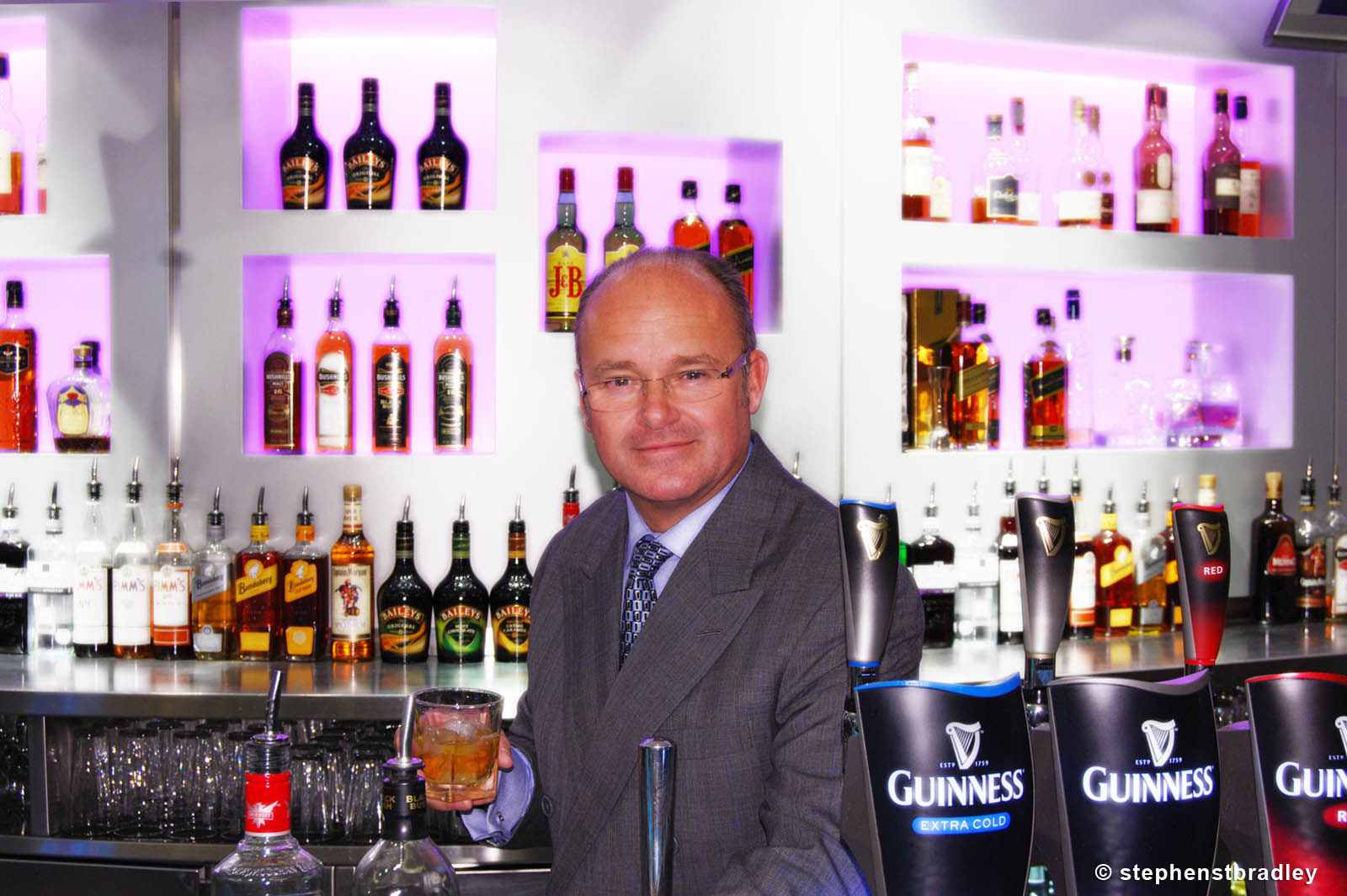 PR Photographer Dublin Ireland portfolio photo of former Diageo CEO Paul Walsh - photo 2262 by Stephen T Bradley PR photography and video production services Dublin, Ireland