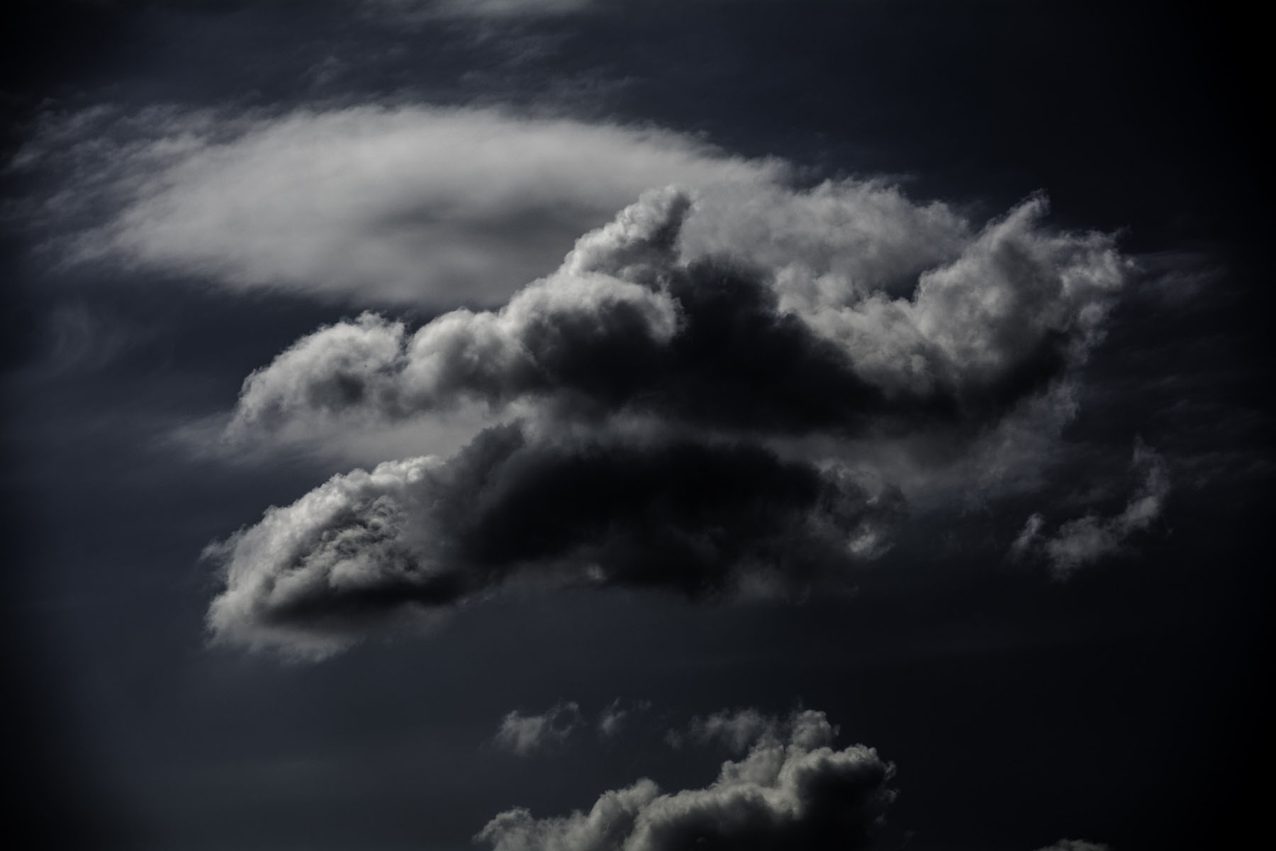 Sentinels 1 - fine art photograph of clouds over Ireland by Stephen S T Bradley. Fine art photography gallery portfolio