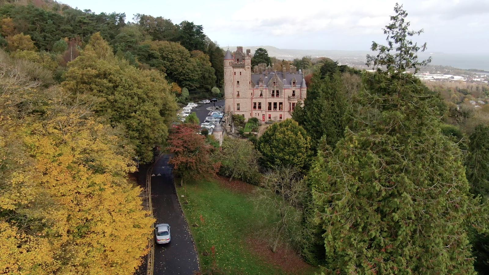 Photo: Commercial, residential, property drone photography and video Dublin, Wicklow, Monaghan, Cavan, Ireland portfolio - screenshot 1 of Belfast Castle video