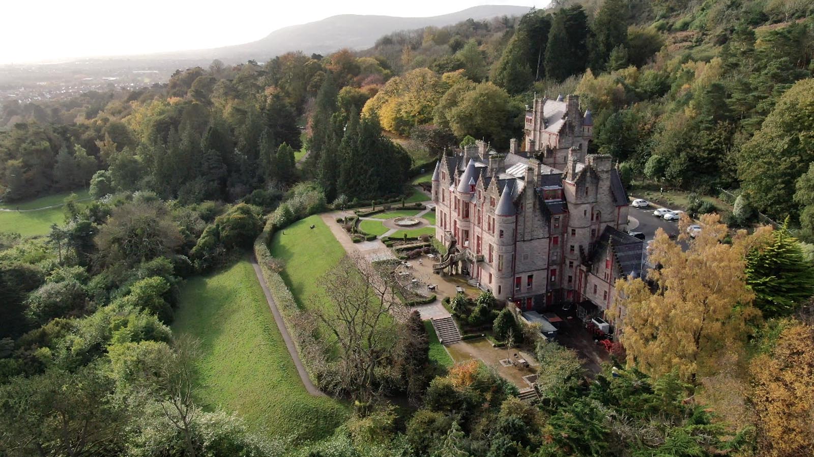 Commercial, residential, property drone photography and video production in Dublin, Wicklow, Monaghan, Cavan, Ireland portfolio - screenshot 3 of Belfast Castle video