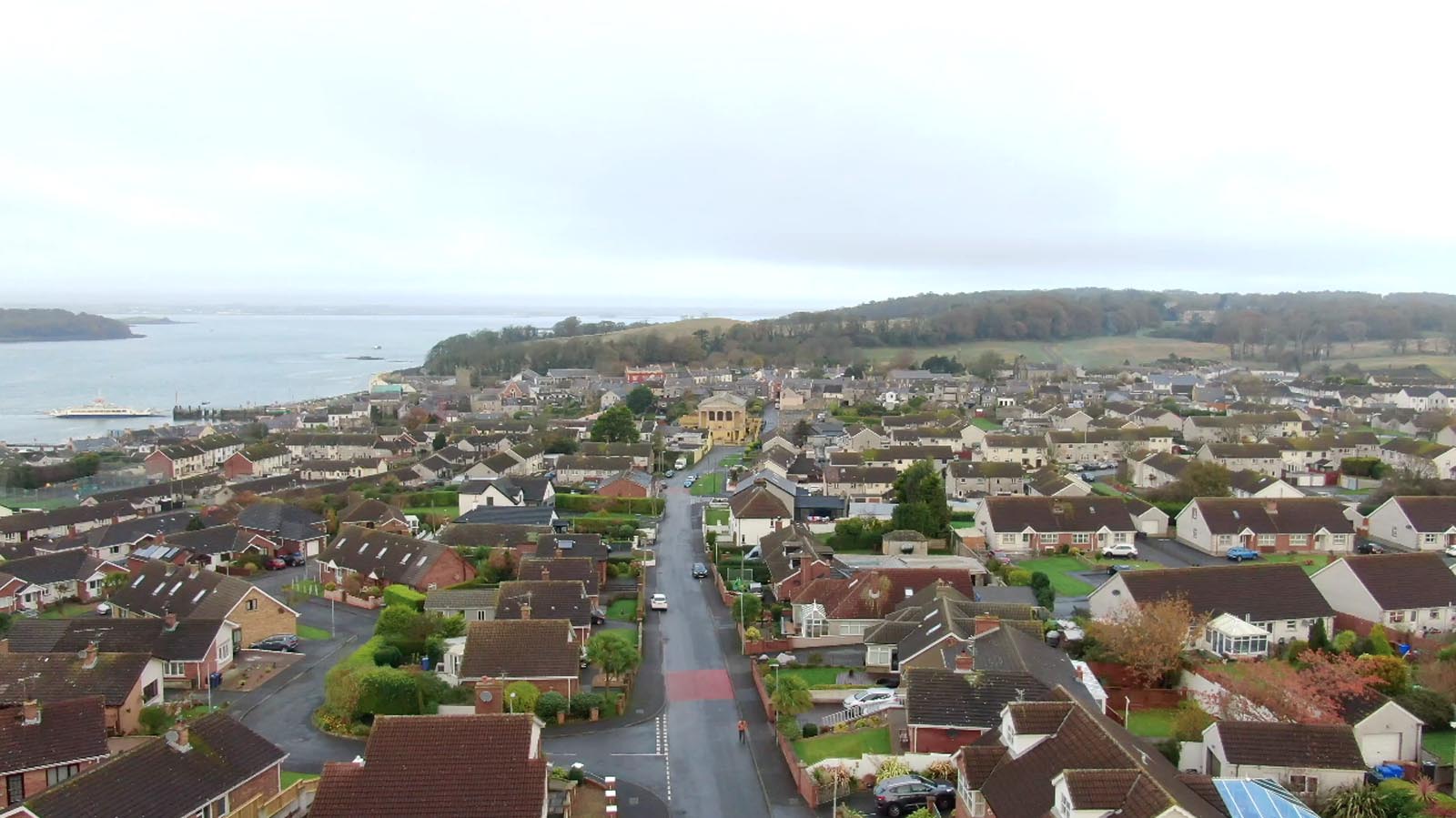 Aerial drone photography and video production services Dublin and Ireland portfolio - screenshot 4 of Portico Ards video