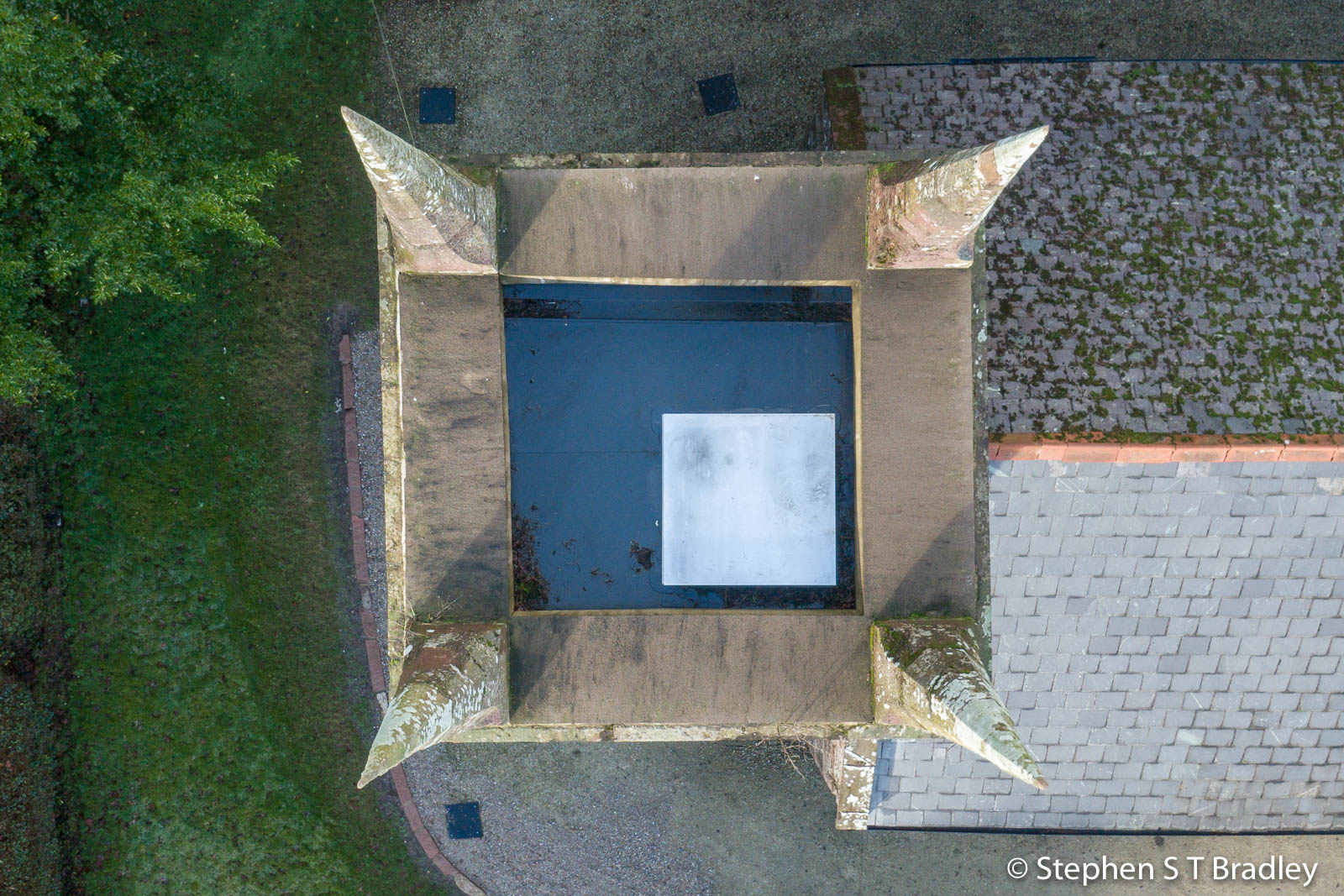 Aerial drone photography and video production services Dublin and Ireland portfolio - The Old Church Centre, Cushendun, aerial photo 0001-3