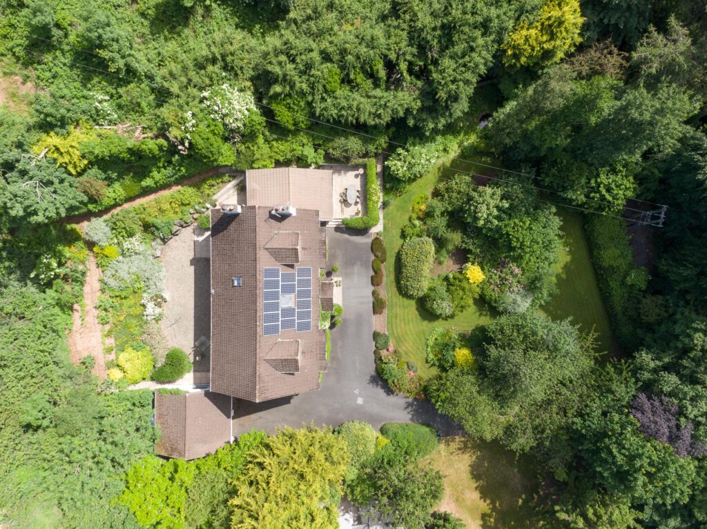 Aerial drone photography and video production services Dublin and Ireland portfolio - residential photography of Glenside, Northern Ireland. Photo 0004