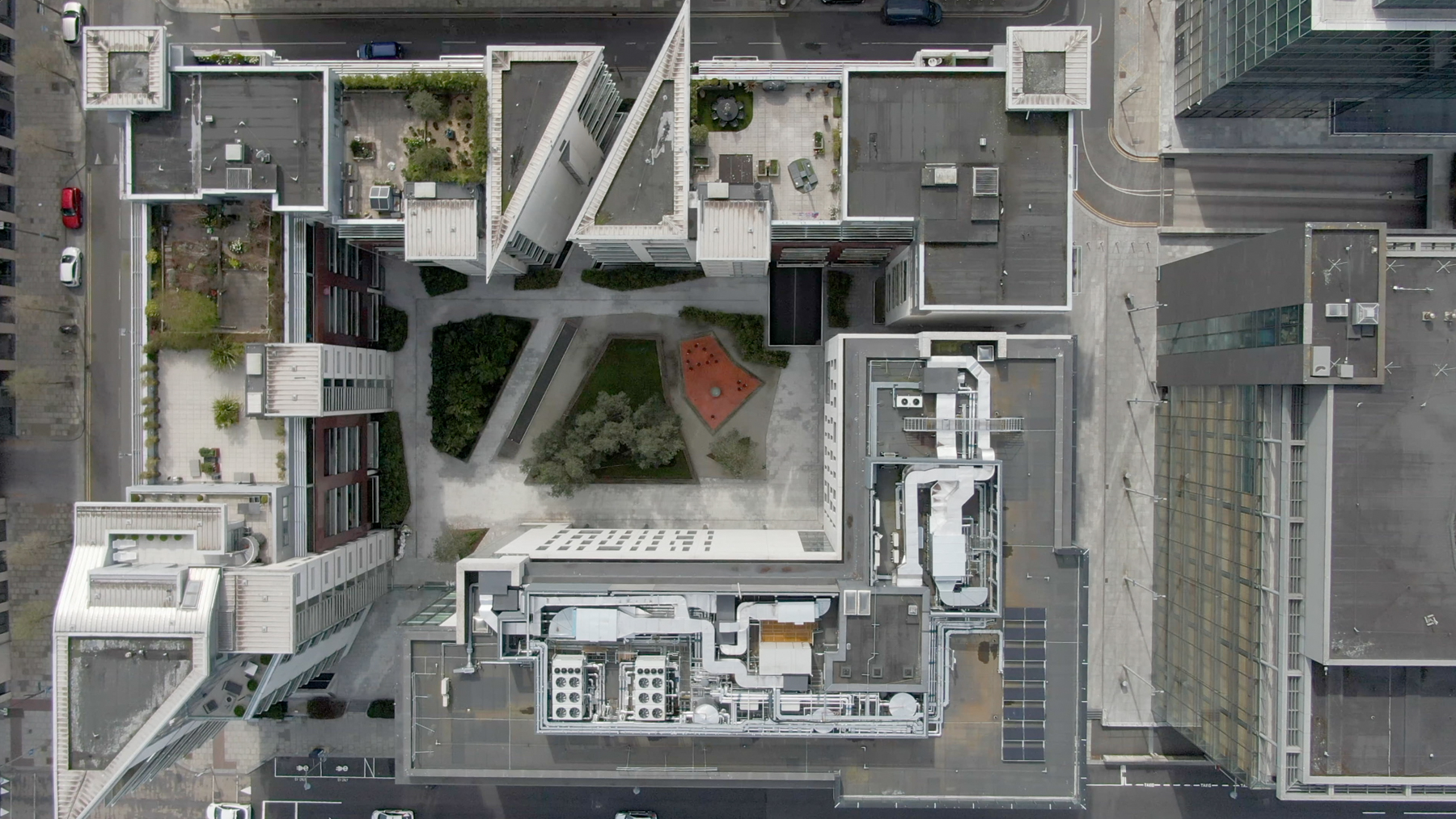 Still from video production of Riverside Two building Dublin by Stephen S T Bradley aerial drone video production and photography services in Dublin and throughout Ireland - image 00