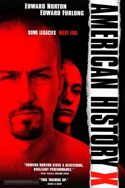 Actor Edward Norton in Dublin, Ireland - American History X poster