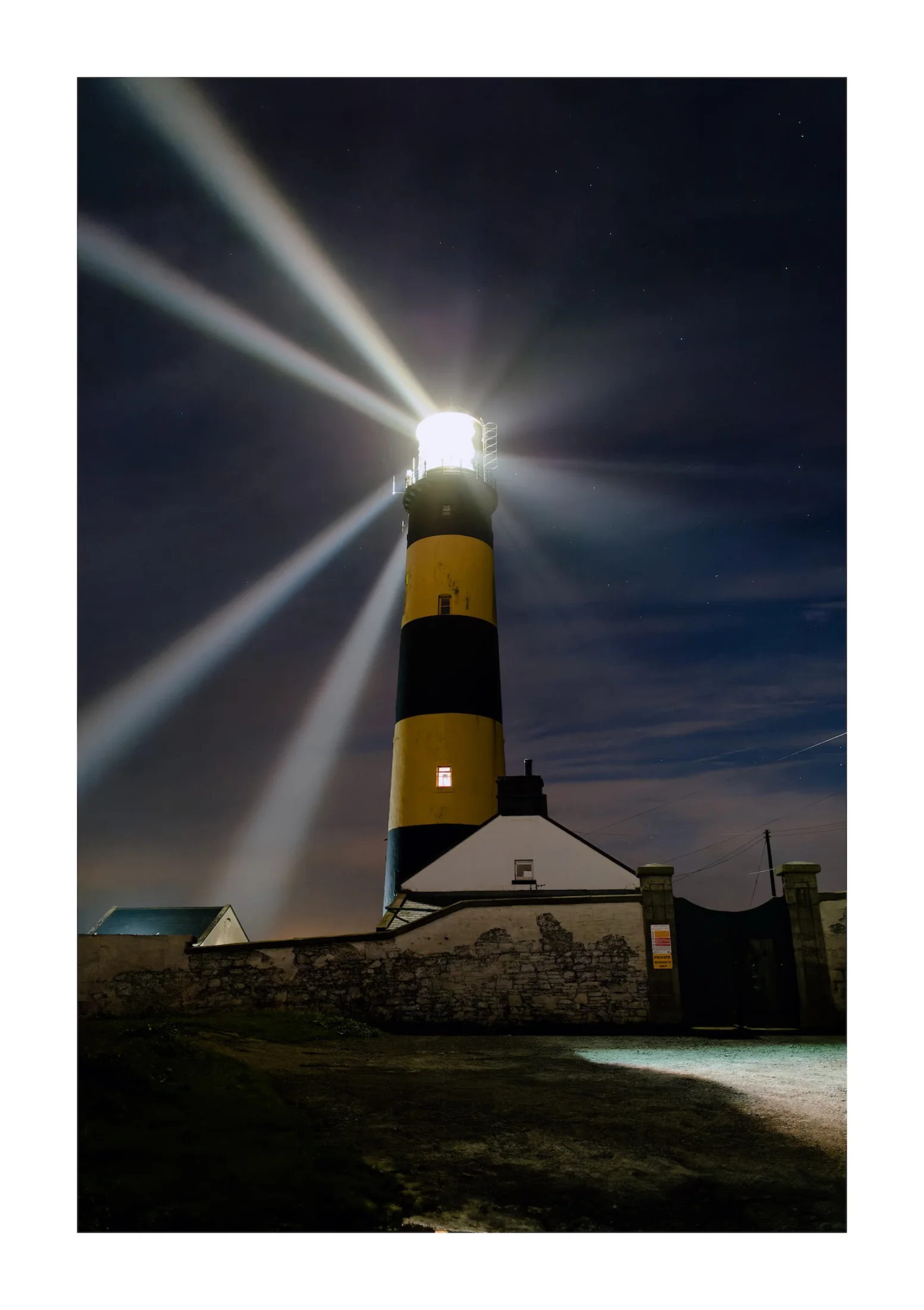 St Johns Lighthouse by Kieran Brogan 3rd Place winner in the Silver Skies photography exhibition curated by Stephen S T Bradley.